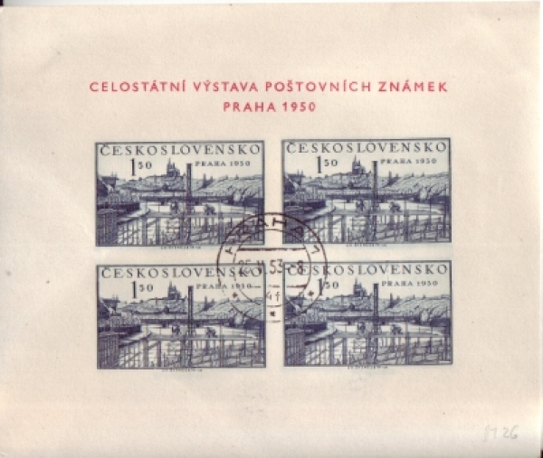 0564 A Type M 26 - 25. V. 1953 ● - 1950
